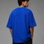 Zellee Minimalist Line-Art Moon Embroidered Relaxed T-Shirt