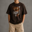 Zellee "Stitch-Art Tiger" Heavyweight Oversized Relaxed Fit T-Shirt