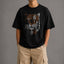 Zellee "Stitch-Art Tiger" Heavyweight Oversized Relaxed Fit T-Shirt