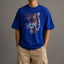 Zellee "Stitch-Art Tiger" Heavyweight Oversized Relaxed Fit T-Shirt