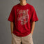 Zellee "Stitch-Art Tiger" Heavyweight Oversized Relaxed Fit T-Shirt