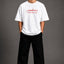 Zellee "Never Give Up" Sanskrit Embroidered Oversized Relaxed Fit T-Shirt
