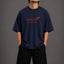 Zellee "Go With The Flow" Sanskrit Embroidered Oversized Relaxed Fit T-Shirt