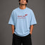 Zellee "Go With The Flow" Sanskrit Embroidered Oversized Relaxed Fit T-Shirt