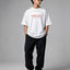Zellee "Anugrah" High-Density Script Embroidered Oversized Relaxed Fit T-Shirt