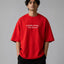 Zellee "Anugrah" High-Density Script Embroidered Oversized Relaxed Fit T-Shirt