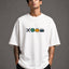 Zellee "The Four Corners" High-Density Embroidered Oversized Relaxed Fit T-Shirt
