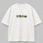 Zellee "The Four Corners" High-Density Embroidered Oversized Relaxed Fit T-Shirt