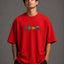 Zellee "The Four Corners" High-Density Embroidered Oversized Relaxed Fit T-Shirt