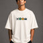 Zellee "The Four Corners" High-Density Embroidered Oversized Relaxed Fit T-Shirt