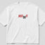 Zellee "Just Do It" High-Density Typographic Embroidered Oversized Relaxed Fit T-Shirt