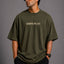 Zellee Minimalist "God's Plan" Embroidered Oversized T-Shirt