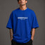 Zellee Men's "ESSENTIALS" Split-Level Embroidery Relaxed Fit T-Shirt