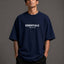 Zellee Men's "ESSENTIALS" Split-Level Embroidery Relaxed Fit T-Shirt