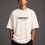 Zellee Men's "ESSENTIALS" Split-Level Embroidery Relaxed Fit T-Shirt